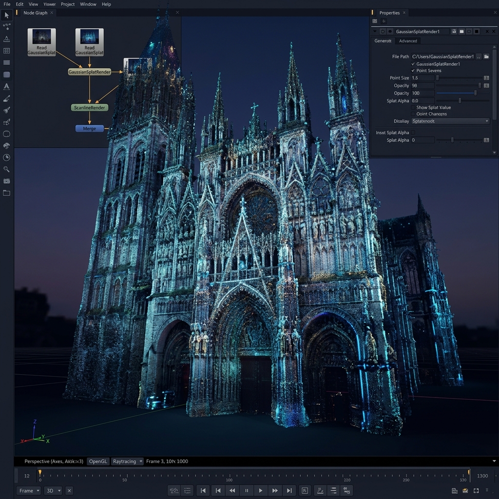 Gaussian Splatting Just Crossed the Line — It's in Nuke Now