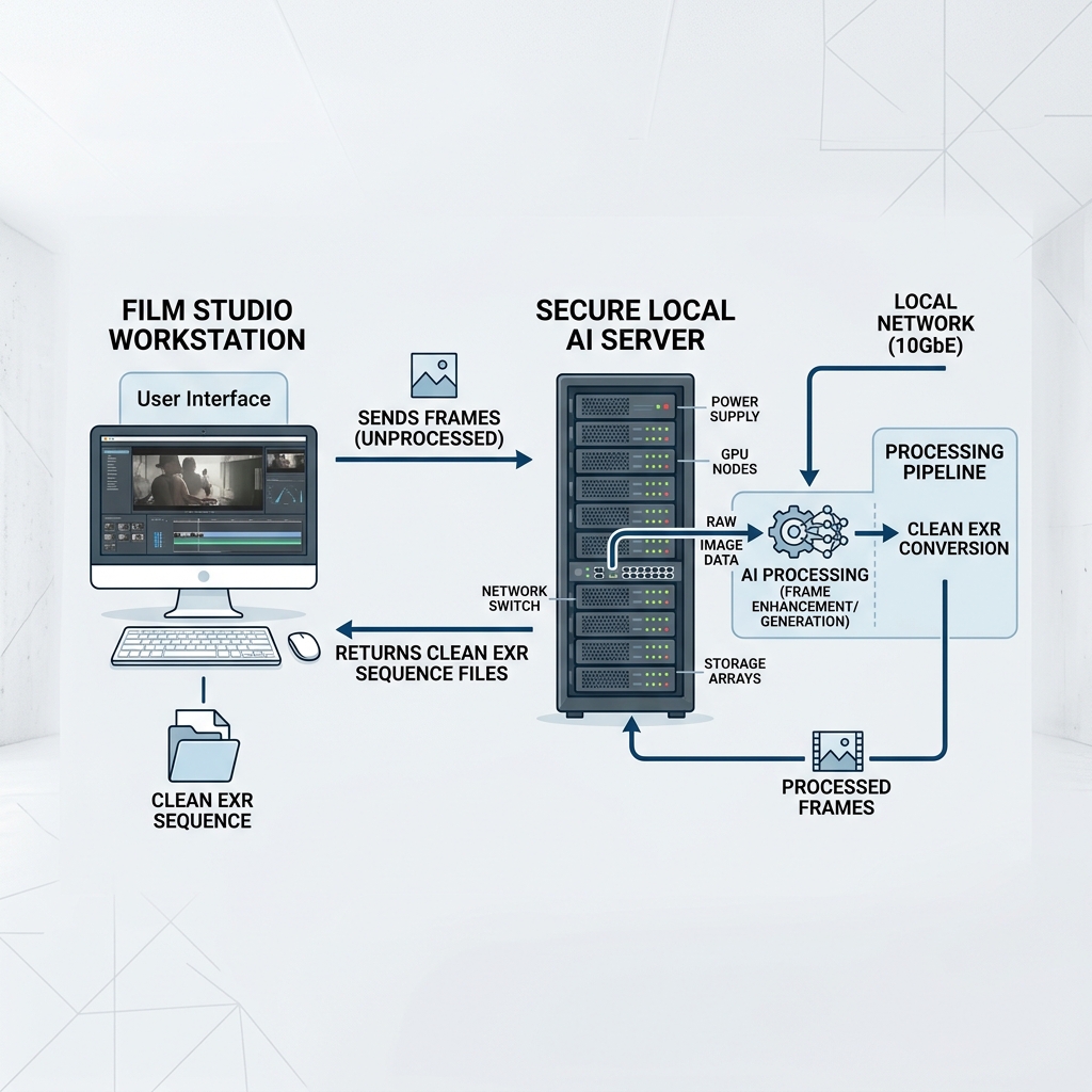 AI pipeline integration inside a VFX facility