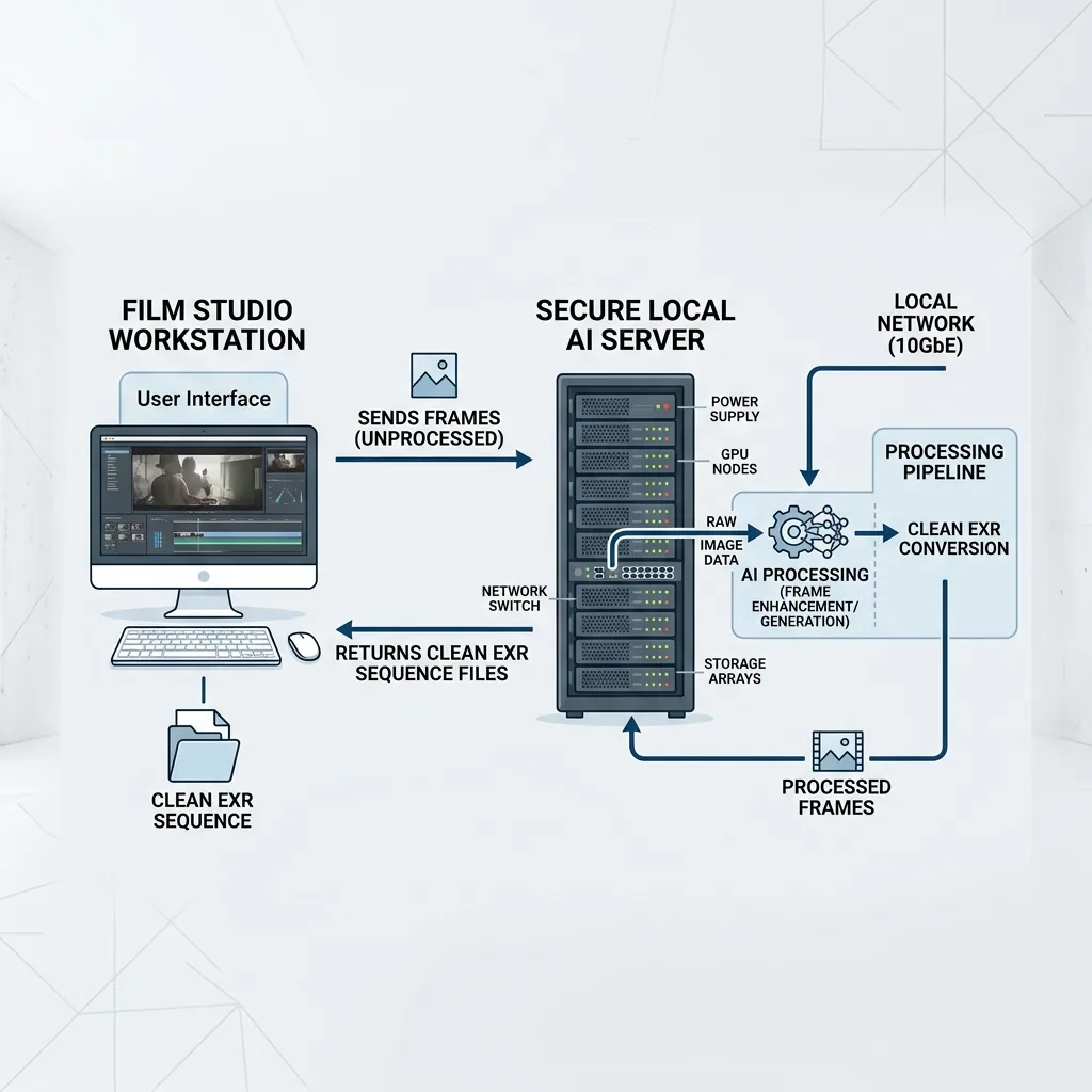 AI pipeline integration inside a VFX facility