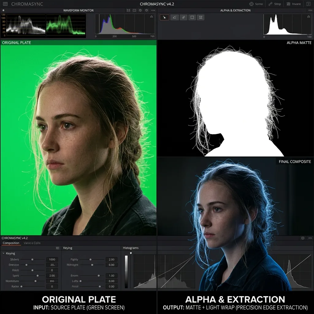 การเก็บดีเทลขอบเส้นผมในการทำ Extraction