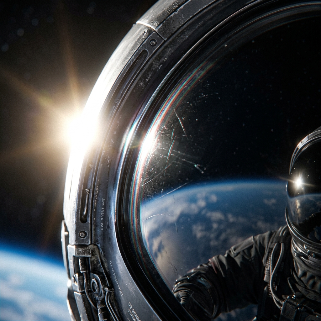 Chromatic aberration and edge fringing on glass