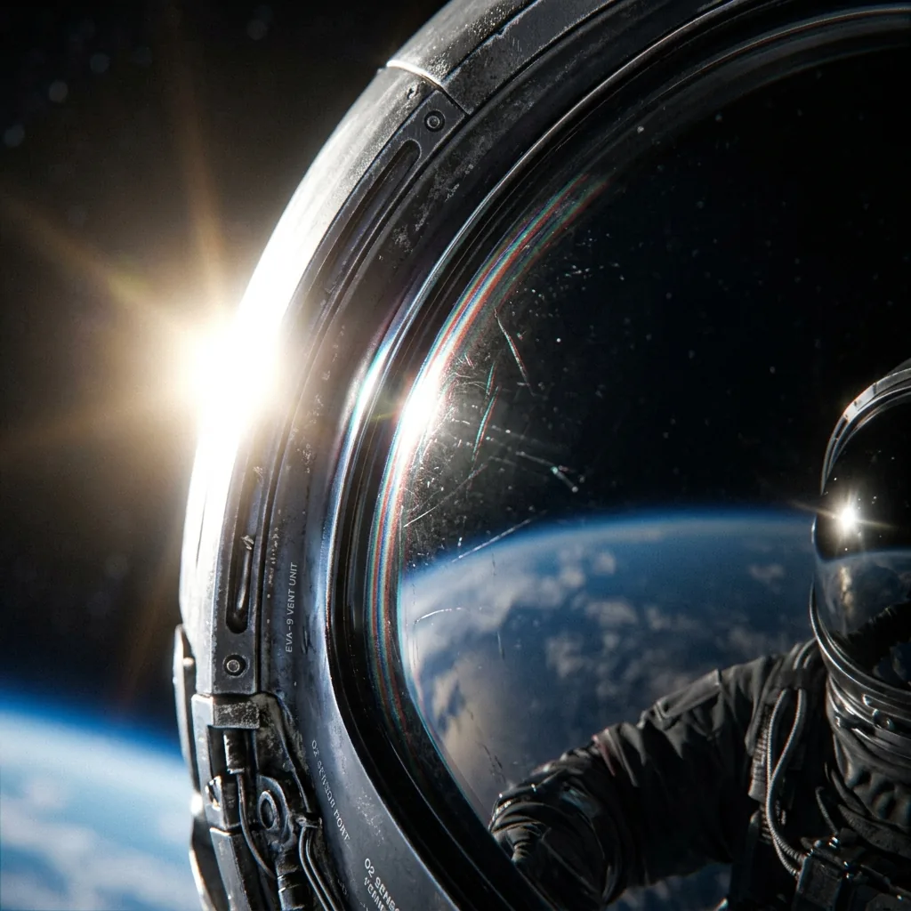Chromatic aberration and edge fringing on glass