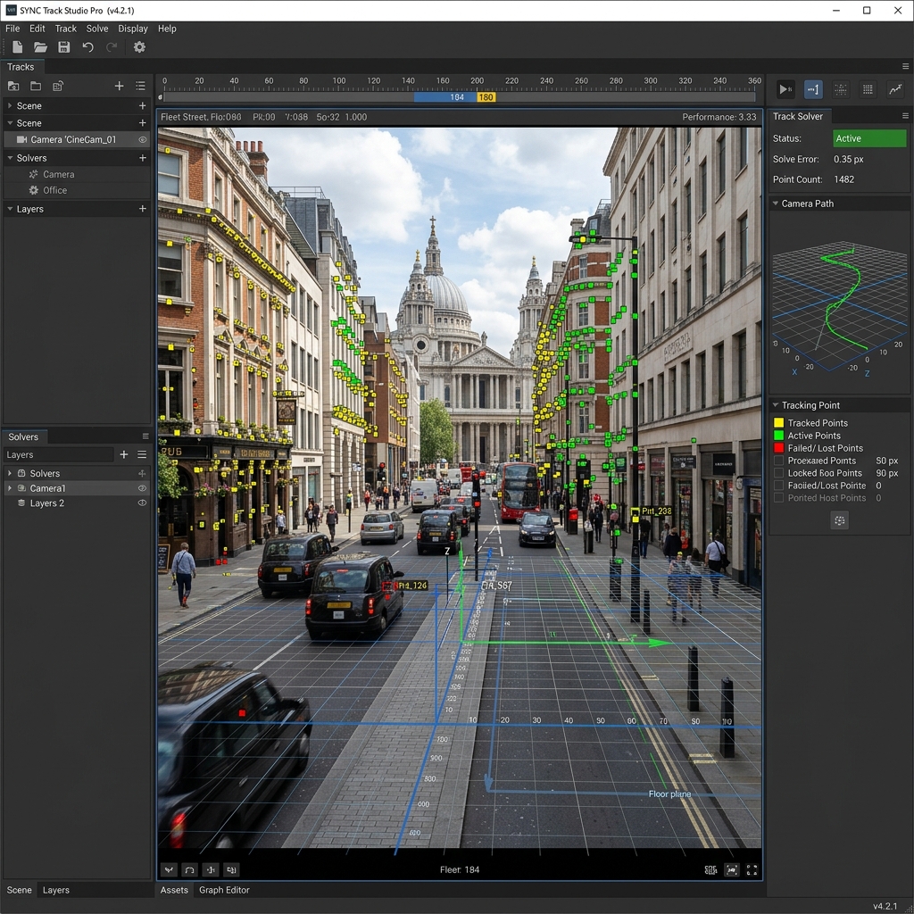 3D Camera Tracking Markers in viewport