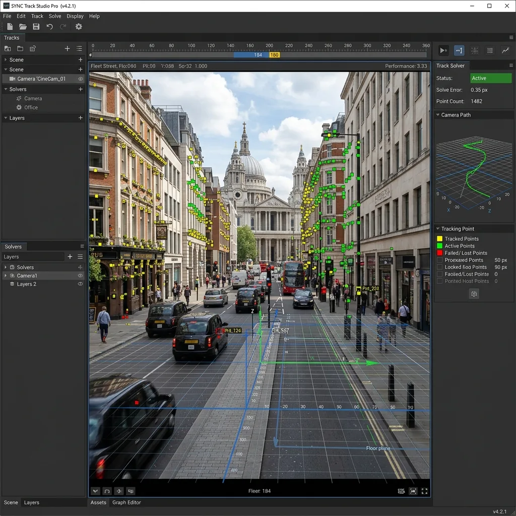 3D Camera Tracking Markers in viewport